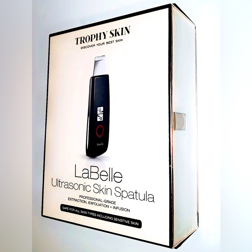 Trophy Skin Labelle Skin Spatula-Deep Clean, Exfoliate, & Infuse-Facial Scrubber